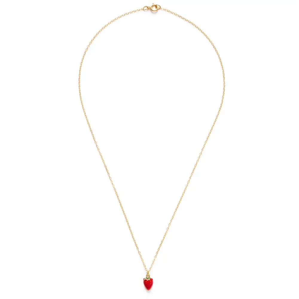 Summer Strawberry Necklace