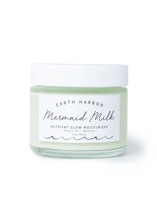 Mermaid Milk Superfood Moisturizer: Matcha + Spirulina: 1 oz