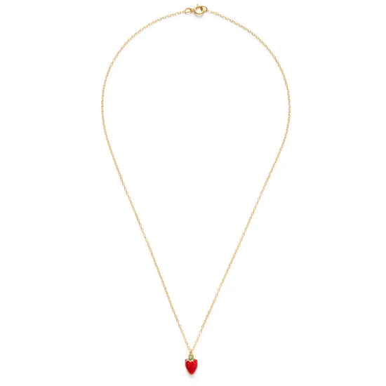 Summer Strawberry Necklace